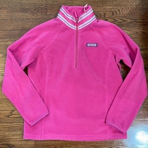 Vineyard vines small pink fleece pullover